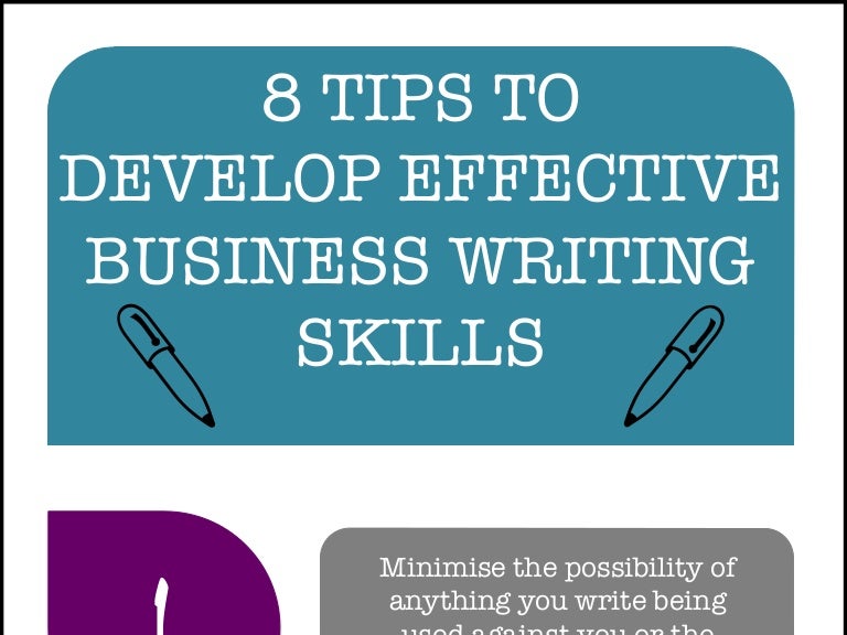 Develop Effective Business Writing Skills