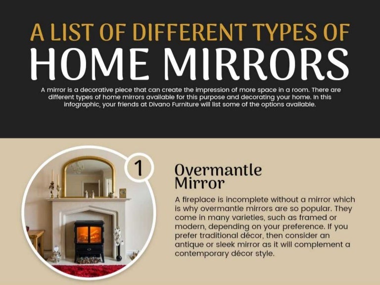 A List Of Different Types Of Home Mirrors