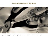 From Alterations to the Alter