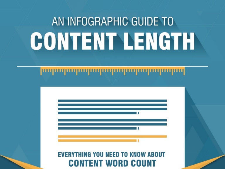 The Guide To Content Word Length (Infographic)