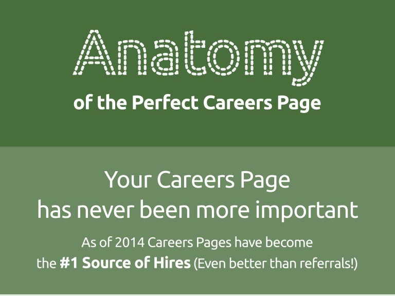 Anatomy of a Perfect Careers Page