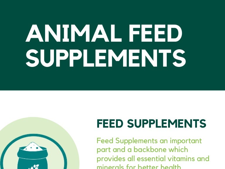 Animal feed supplement