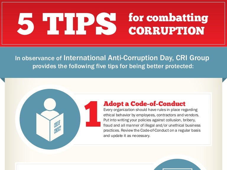 5 Tips for Combating Corruption