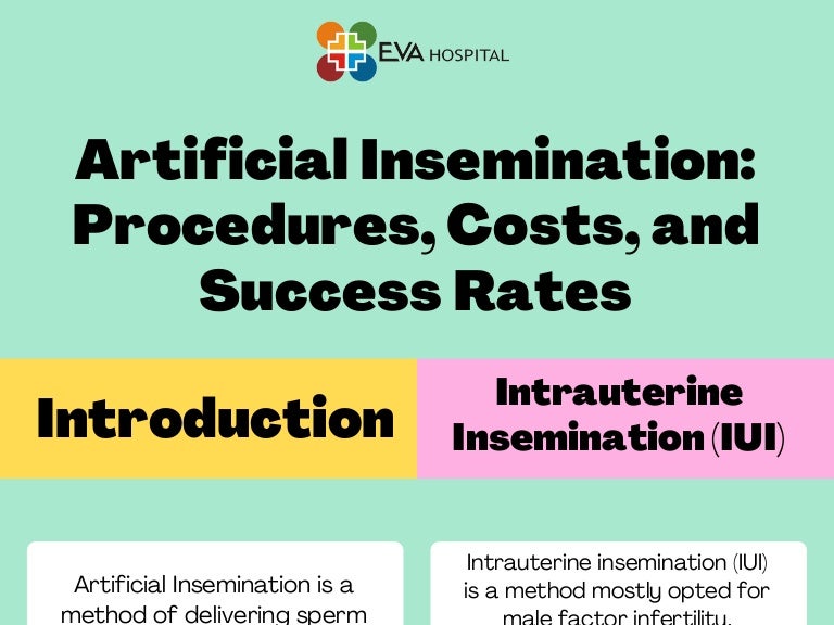 Artificial insemination procedures, Costs, and Success Rates