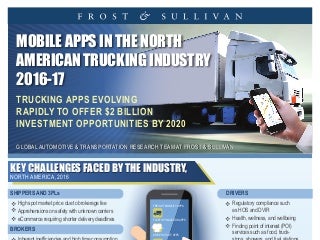 Mobile Apps in the North American Trucking Industry 2016-17