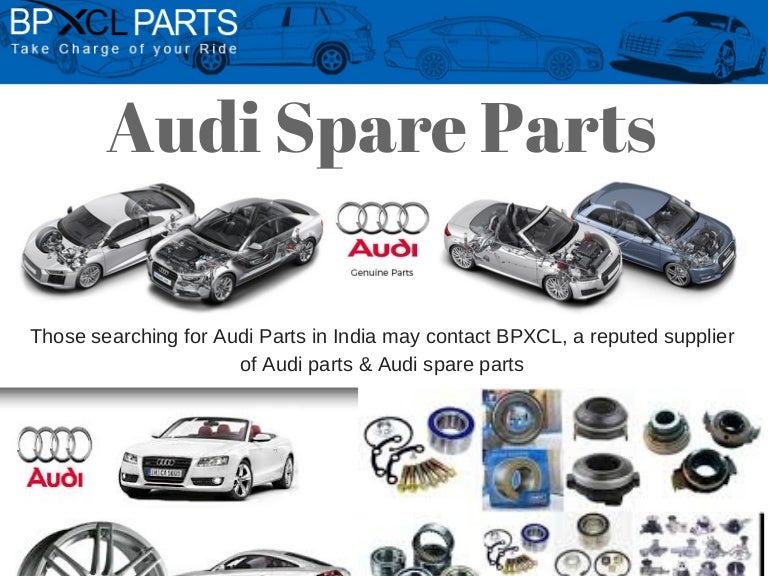 Genuine parts audi