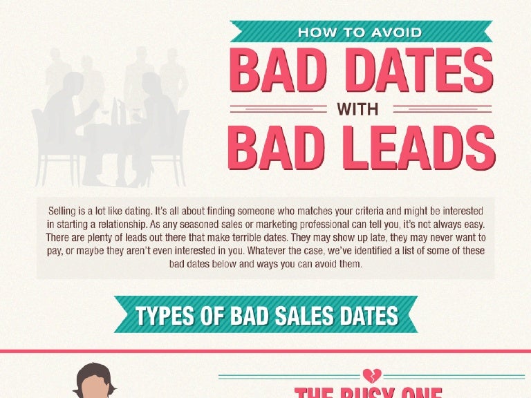 How to Avoid Bad Dates with Bad Leads [Infographic]