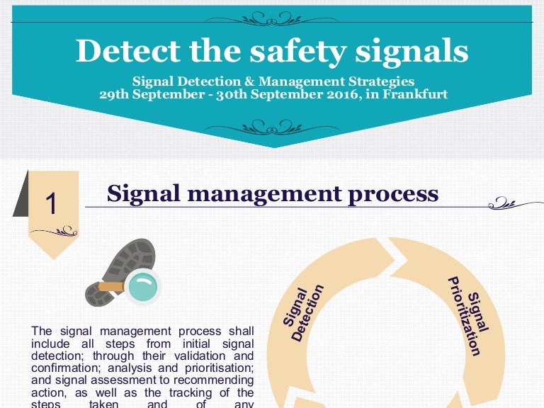 Signal Detection & Management Strategies