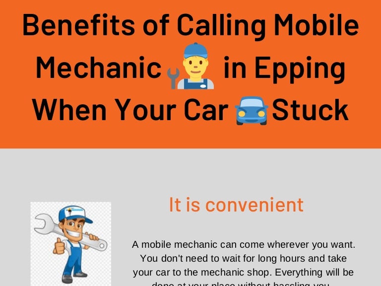 Benefits of Calling Mobile Mechanic in Epping When Your Car Stuck