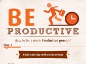 How to be a more productive person ...