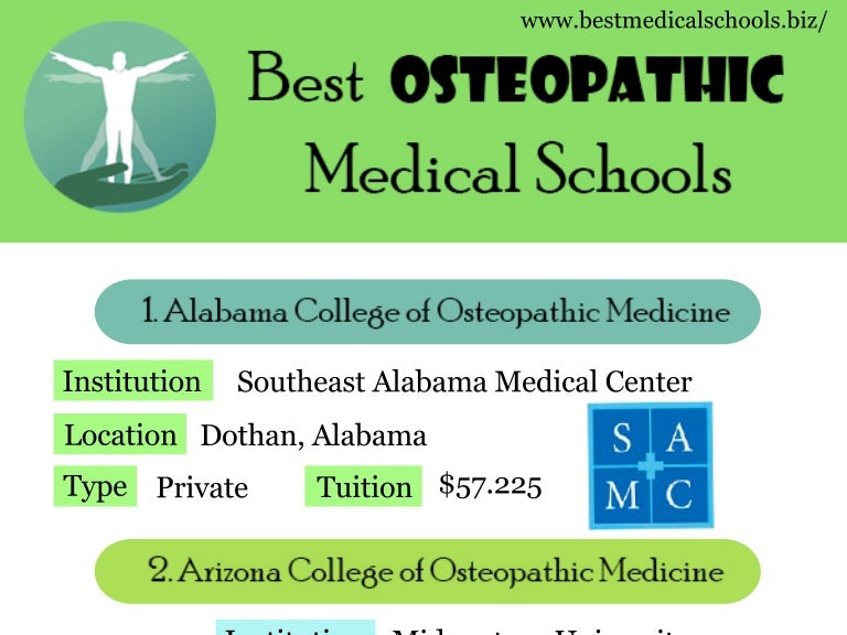 best osteopathic medical schools