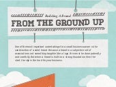 Building a Brand From the Ground Up