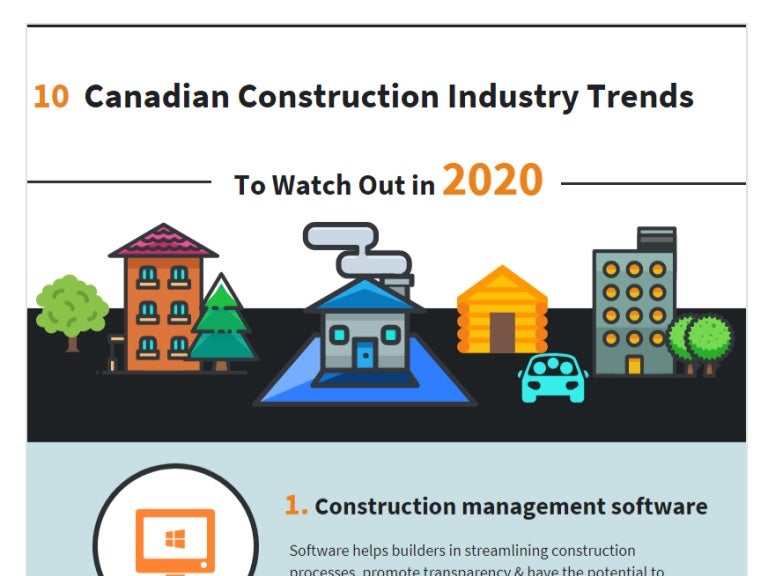 Canadian Construction Industry Trends 2020 Infographic Guide Canadian Construction Industry Trends 2020 Infographic Guide