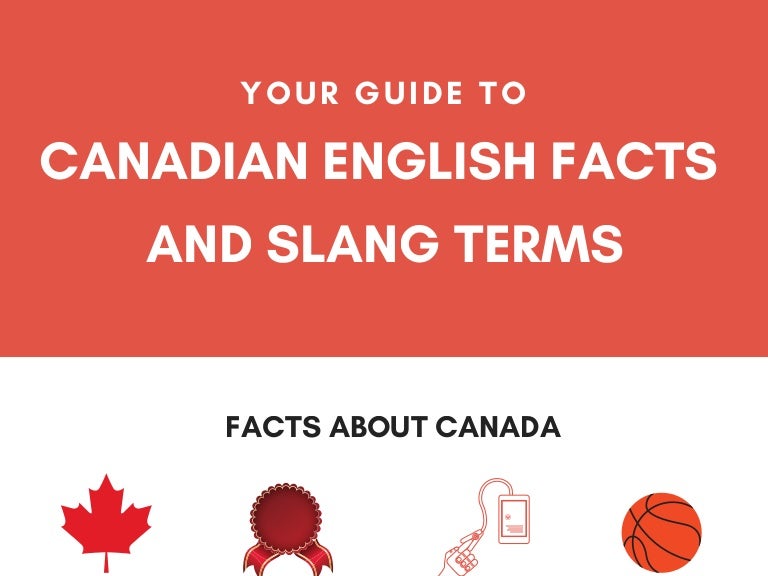 Canadian english slang terms