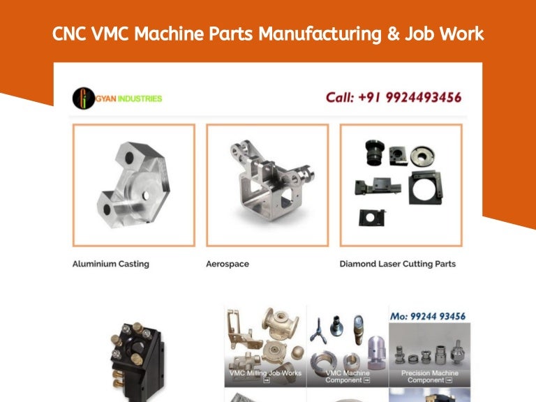 CNC VMC machine parts manufacturer and job work in Ahmedabad, India