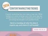Content marketing trends 2014