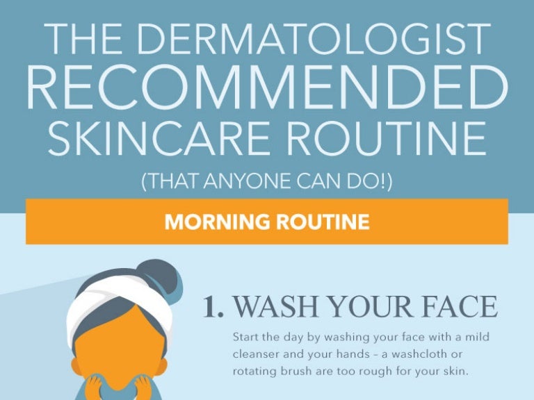 dermatologist recommended routine