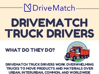 Truck Drivers Jobs Games - DriveMatch