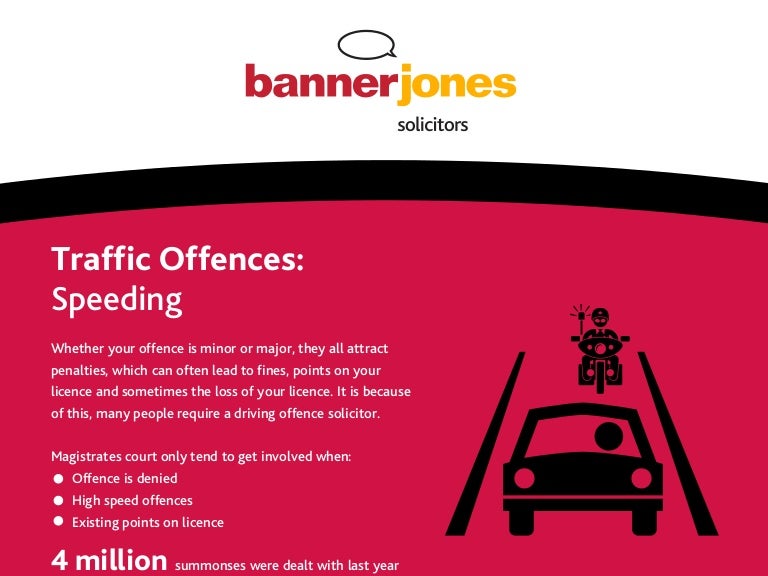 Traffic Offences Facts About Speeding