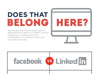 Does That Belong Here? A Facebook Versus LinkedIn Infographic