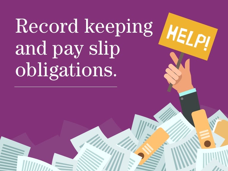 Employsure Infographic Record Keeping and Pay Slip Obligations