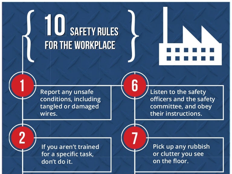 Safety Rules in the Workplace & Office