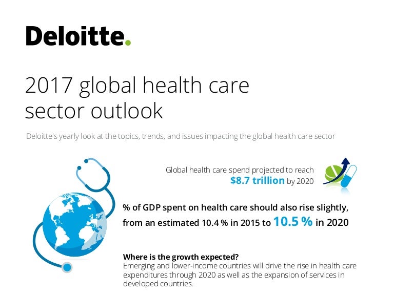 2017 global health care sector outlook by Deloitte