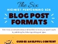 The Six Highest Performing B2B Blog Post Formats