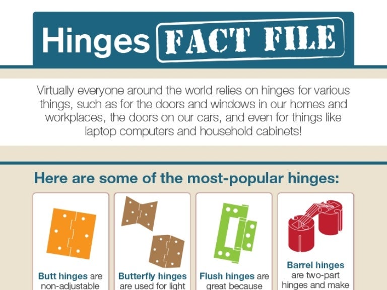 Hinges fact file infographic