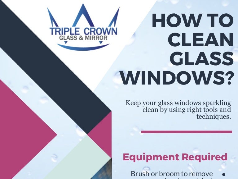 How To Clean Glass Windows