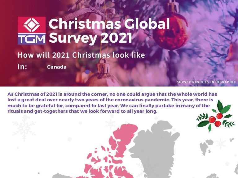 Canada - How will Christmas 2021 look like? Global Survey Results