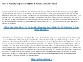 How To Grow Lost Hair Naturally Pdf How To Grow Lost Hair Naturally Pdf