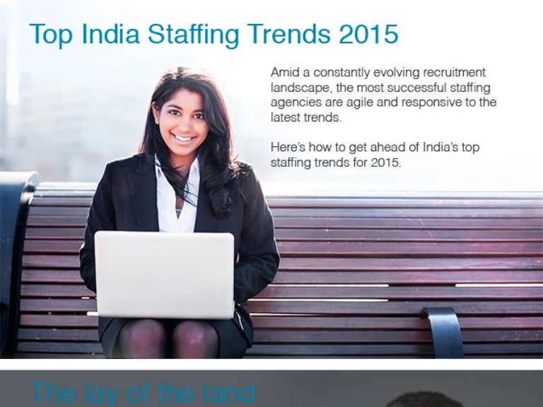 Top India Staffing Trends 2015 Infographic