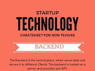 Startup Technology: Cheatsheet for Non-Techies