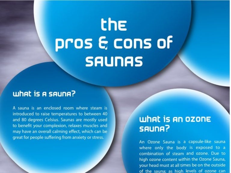 Pros and cons of saunas