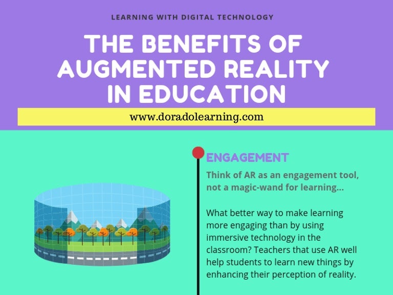 Benefits of augmented reality in education