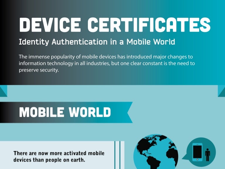 Infographic How Device Certificates Secure our Mobile Identities