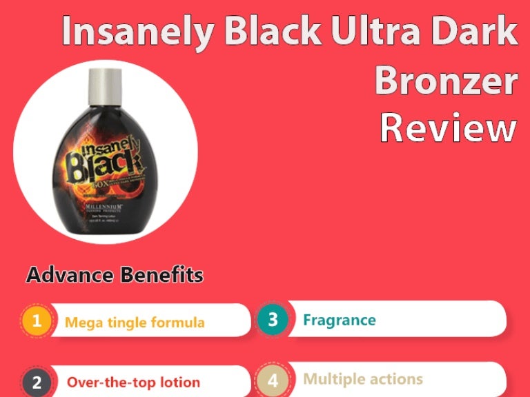 Insanely Black Tanning Lotion Review Infographic