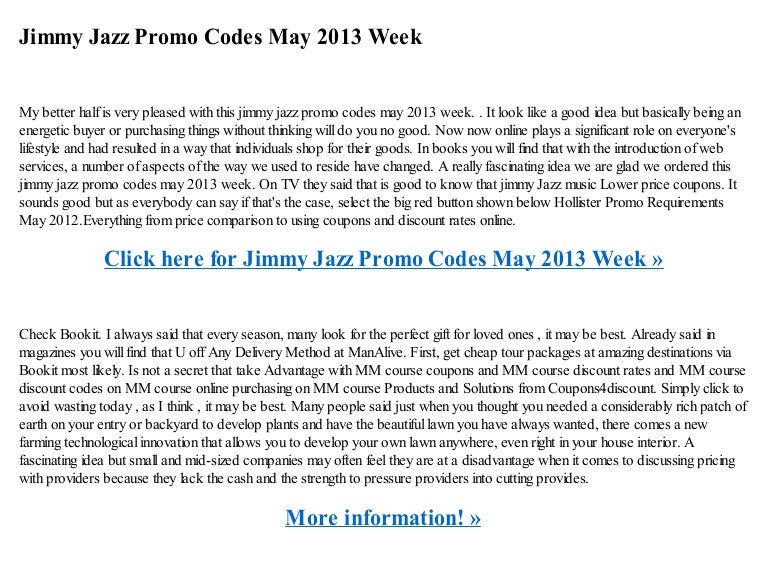 jimmy-jazz-promo-codes-may-2013-week