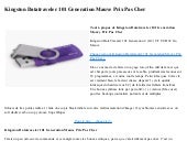Kingston datatraveler 101 generatio...