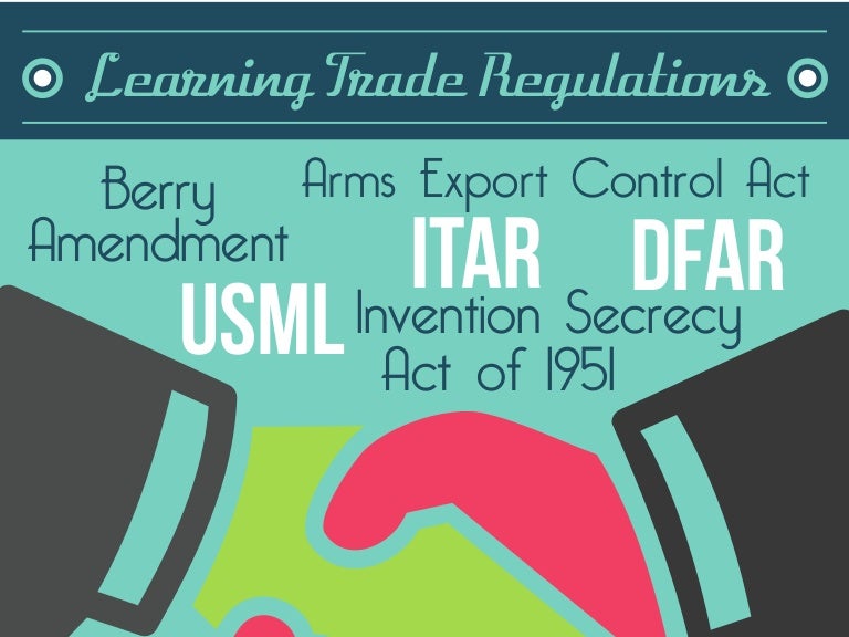 Learning Trade Regulations Infographic