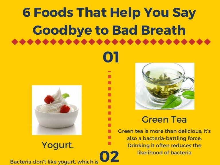 List of foods to avoid bad breath