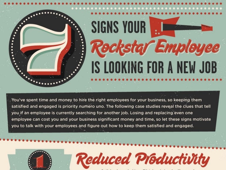 7 Signs Your Rockstar Employee is Looking for a New Job
