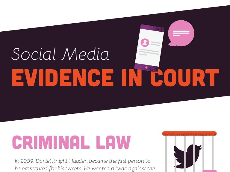 Social Media as Evidence in Court