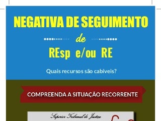 |INFOGRÁFICO| Agravo em Recurso Especial 