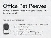 Office Pet Peeves 