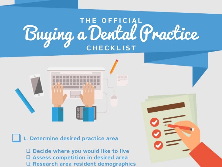 The Official Checklist for Buying a Dental Practice (Infographic)