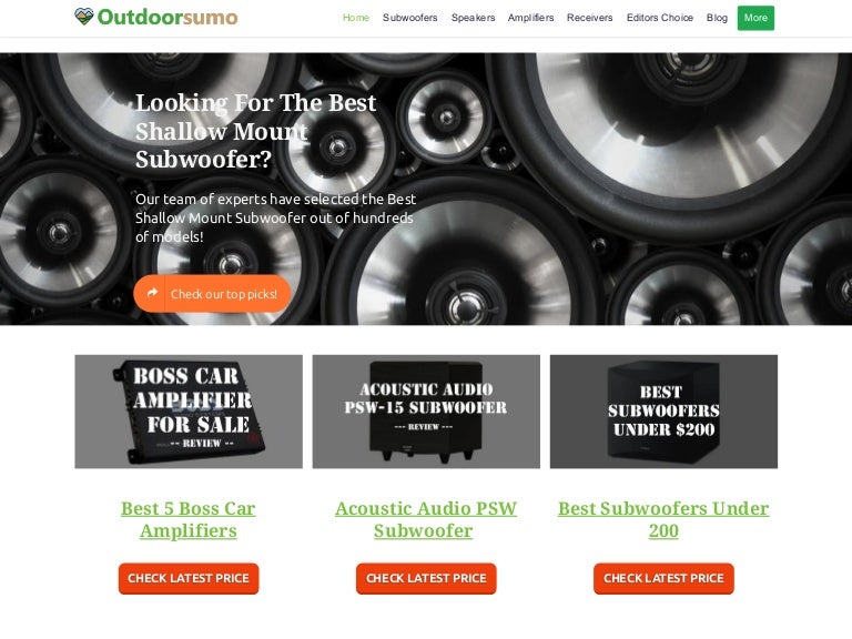 top 5 best subwoofers