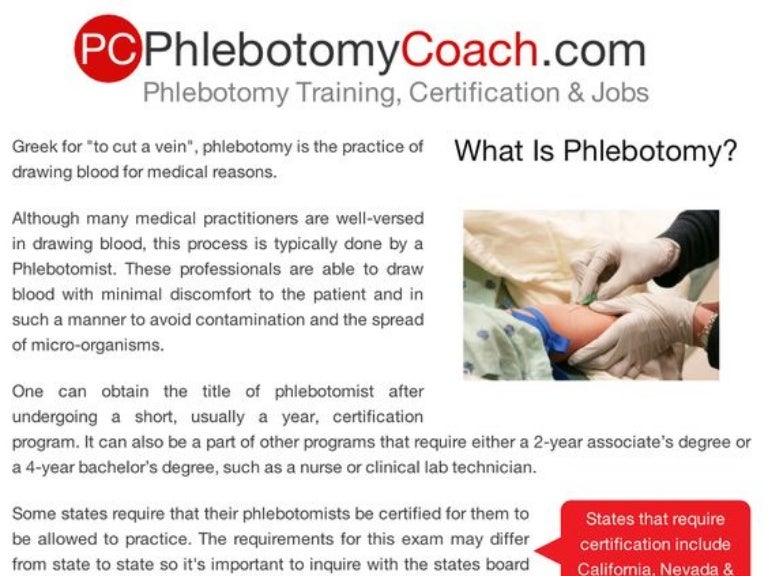 Animal Phlebotomy Certification | TUTORE.ORG - Master of Documents