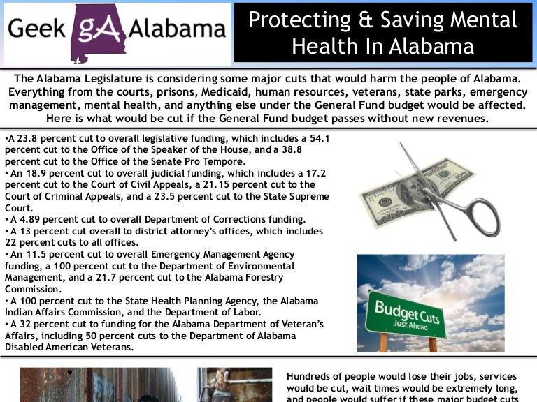 Protecting And Saving Mental Health In Alabama